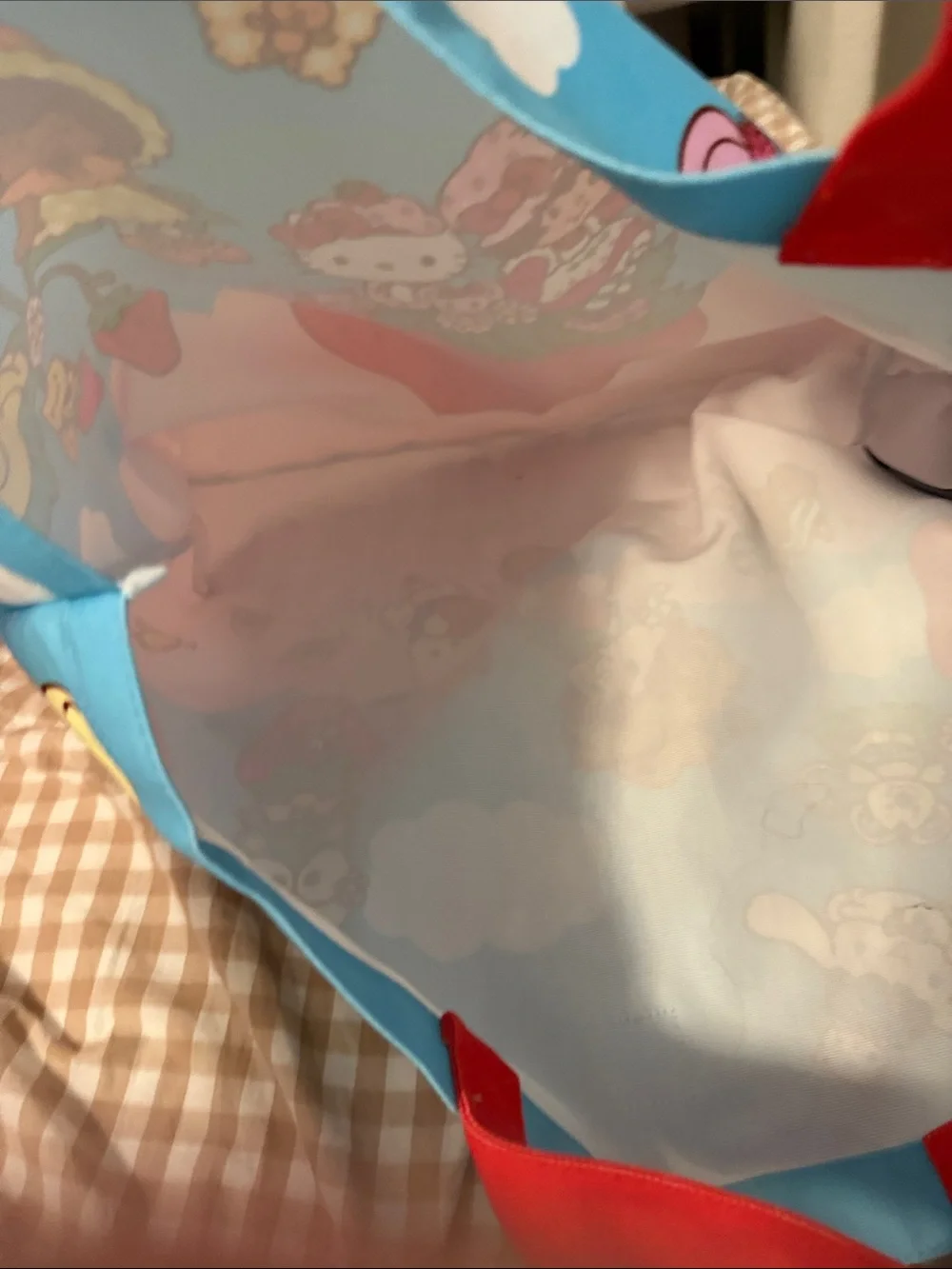 Loungefly Strawberry Shortcake & Heelo Kitty Large Tote